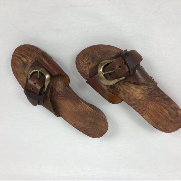 Dr. Scholl's Shoes | Classic Dr Scholls Wood Slip On Shoes Sz 6 | Poshmark